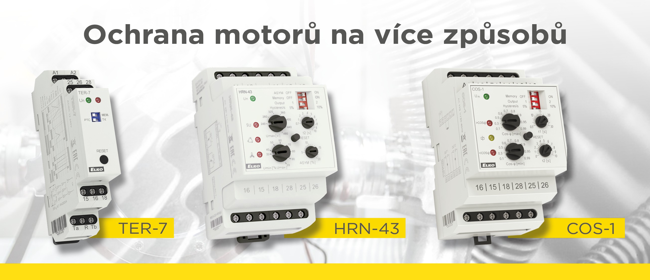 Ochrana motorů na více způsobů photo