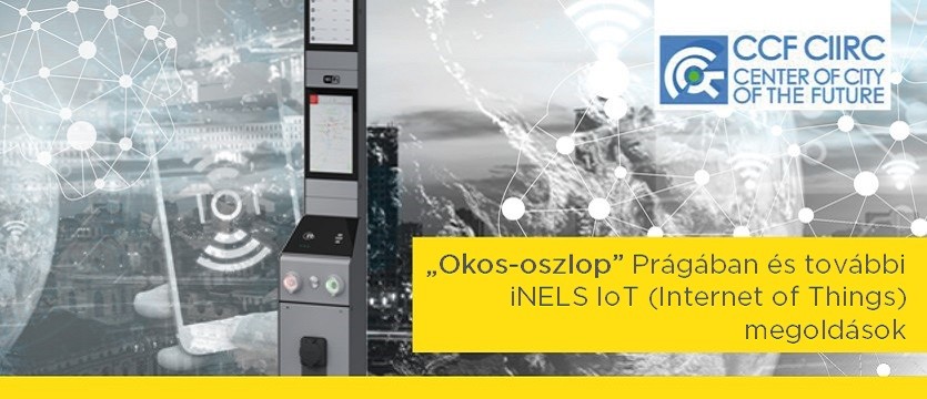 „Okos-oszlop” Prágában és további iNELS IoT (Internet of Things) megoldások  photo